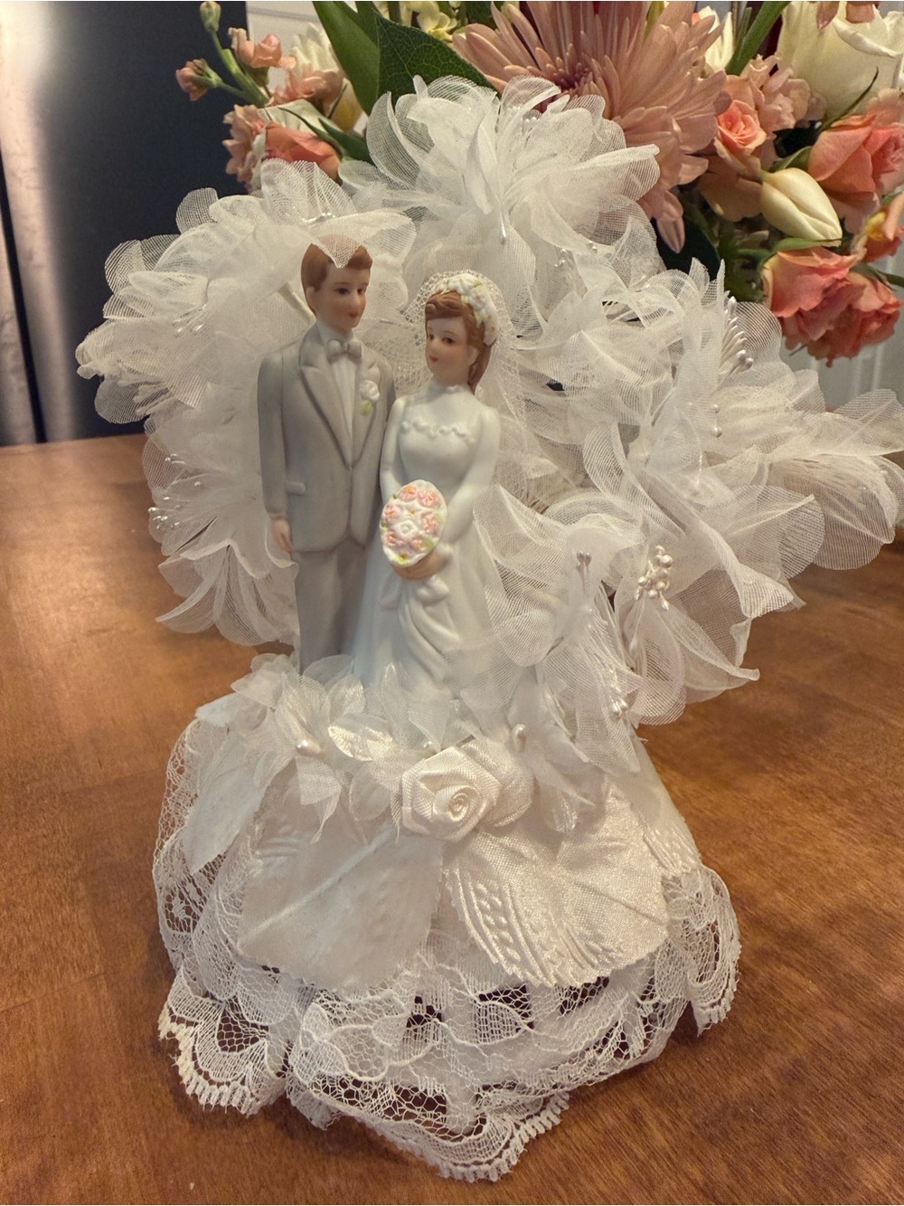 Vintage cake topper